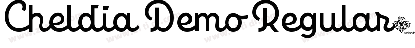 Cheldia Demo Regular字体转换